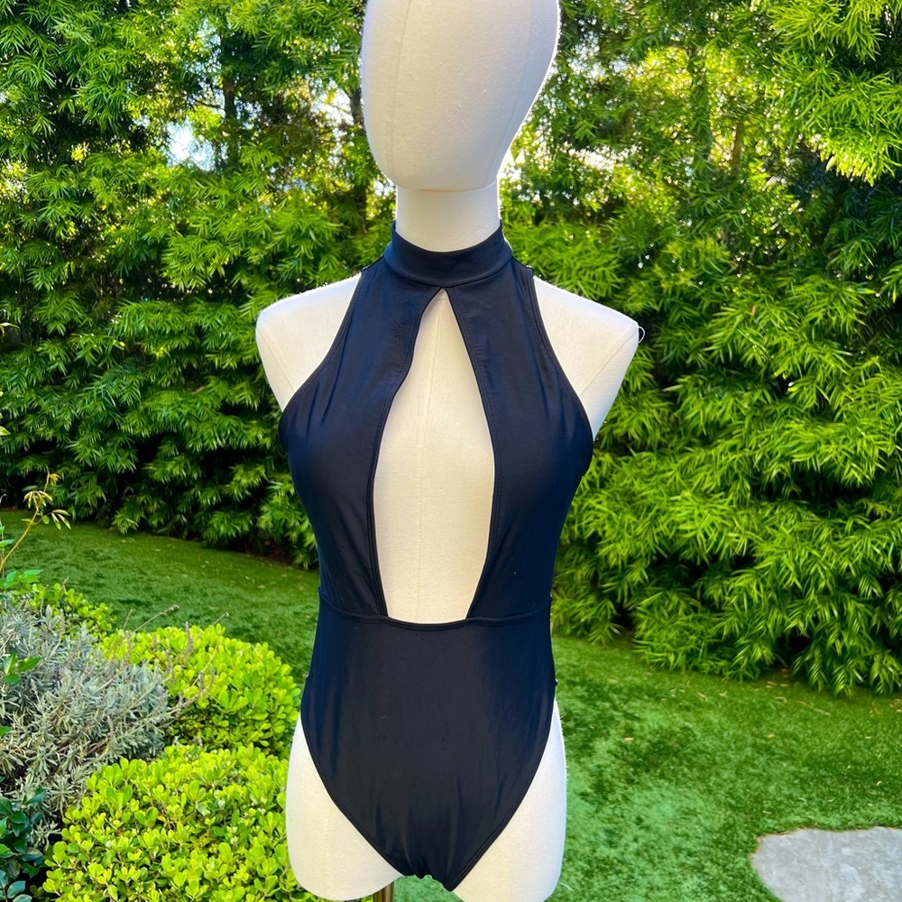 Sexy deep V neck swimsuit